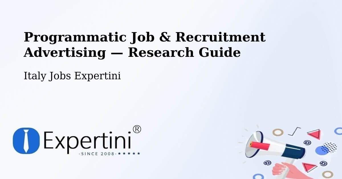 Programmatic Job & Recruitment Advertising — Research Guide – Formello