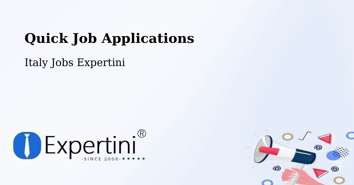 Quick Apply Feature – Formello - Italy Jobs Expertini